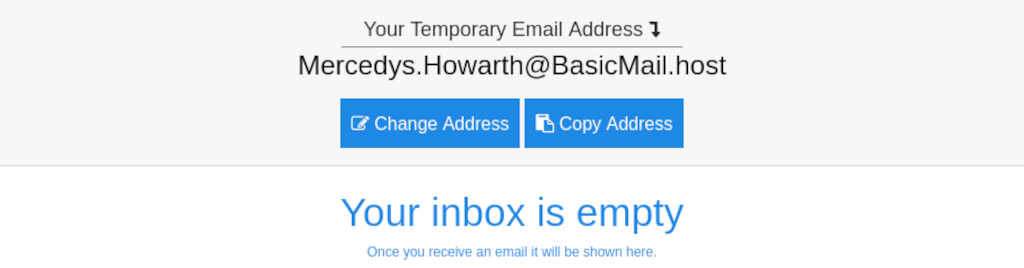 Temporary email protects your real address