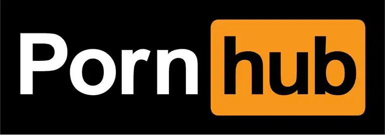 Orange and black pornhub logo