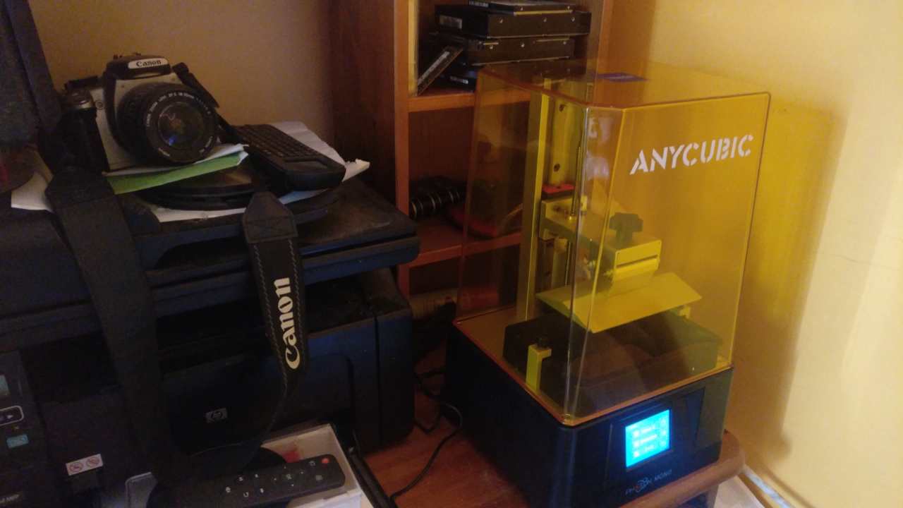 Anycubic Photon Mono on a desk