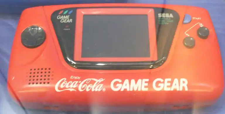 Red Coca Cola branded Game Gear