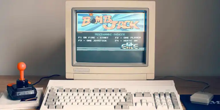 BombJack on an Amiga 1200