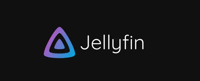 Jellyfin logo on a black background